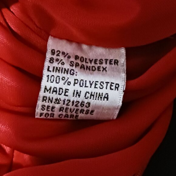 Mikael Aghal, Jersey‎ Knit Layered Party Dress in Red, Size 2, *NWT - Picture 11 of 16